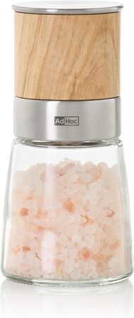 Мельница для перца или соли Akasia, Керамическая мельница, Древесина акации/Нержавеющая сталь/Стекло (Светлый ясень), 99