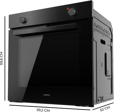 Встраиваемая духовка электрическая 2800 Вт, черная Bolero Hexa C126000 Cecotec