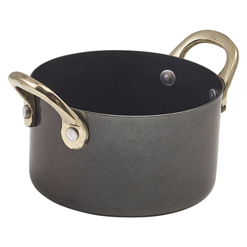 Міні-каструлька 9*5.25 см, 340 мл, Black Vintage Steel, GenWare