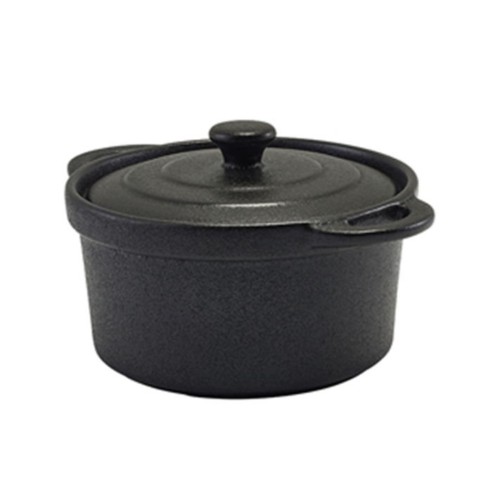 Міні-каструля з кришкою, 12х6.2 см, 370 мл, ефект чавуну, Forge, GenWare