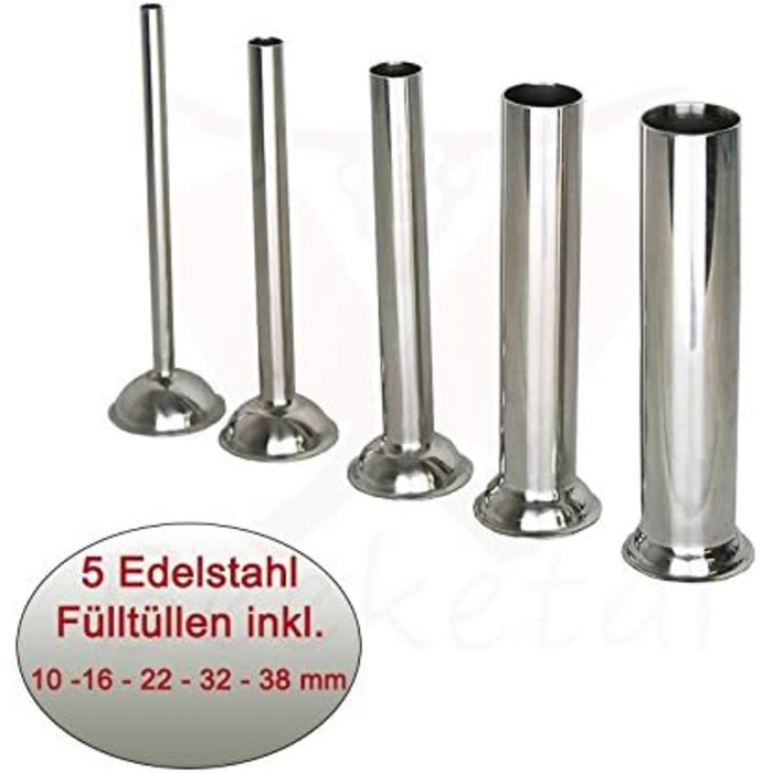 Наповнювач для ковбас промисловий горизонтальний 7 л BTH07 Beeketal