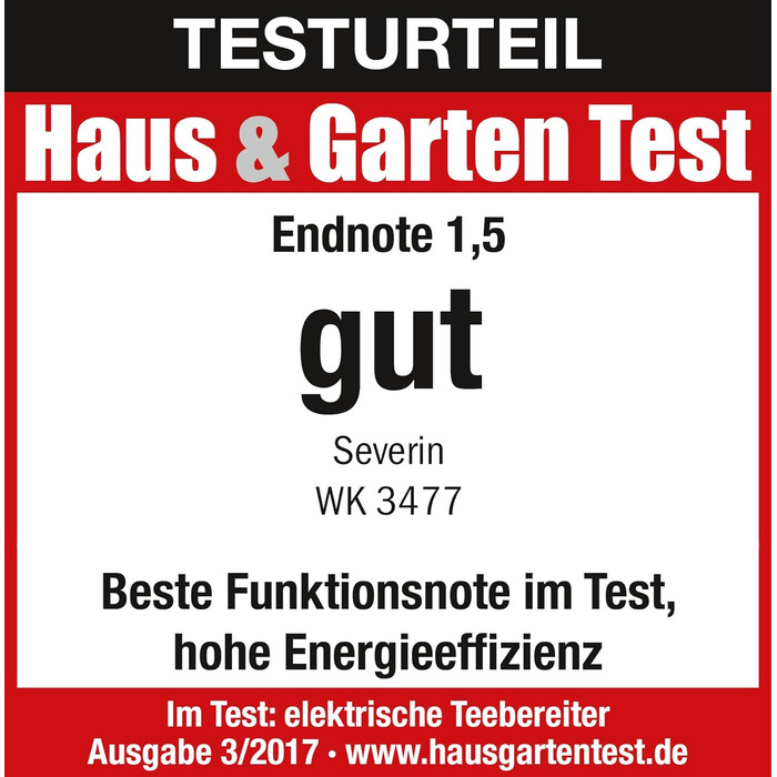 Стеклянный чайник и чайник SEVERIN, чайник с регулируемой температурой и временем заваривания, стеклянный чайник с предустановленными чайными программами, 3 000 Вт, нержавеющая сталь, WK 3479 (с ЖК-дисплеем, комплект с тостером 800 Вт нержавеющая сталь/че