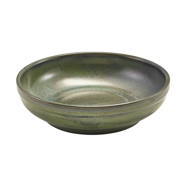 Миска глибока кругла 20*h 5.3 см, 1000 мл, зелена, Terra Porcelain Aqua Green, GenWare