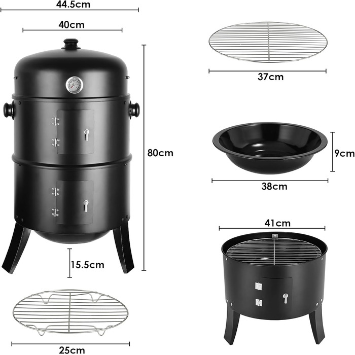 Коптильна піч 3 в 1 TLGREEN