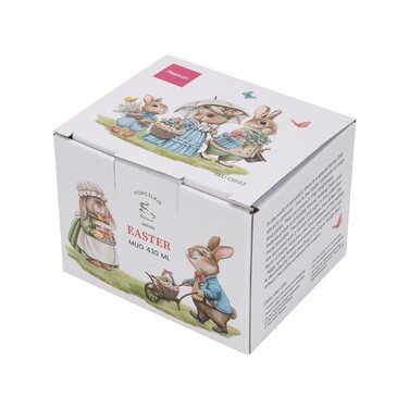 Кухоль Fissman 430 мл EASTER порцеляна (13693)