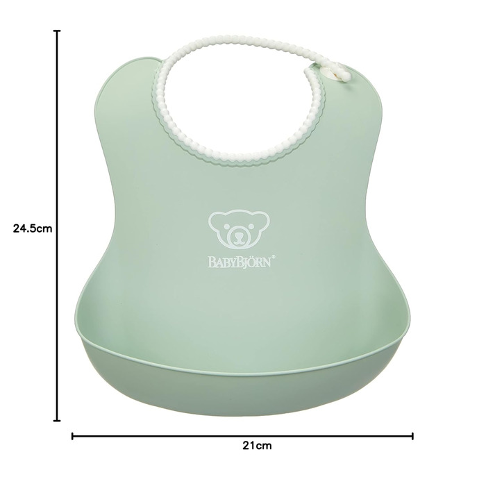 Слюнявчик для дітей, блідо-зелений BabyBjörn