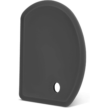 Гнучкий силіконовий скребок для тіста 15,2 х 11 см чорний Lazymi