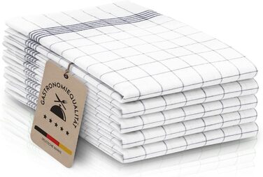 Набір кухонних рушників з 5 предметів 50 x 70 см, сірий ZOLLNER