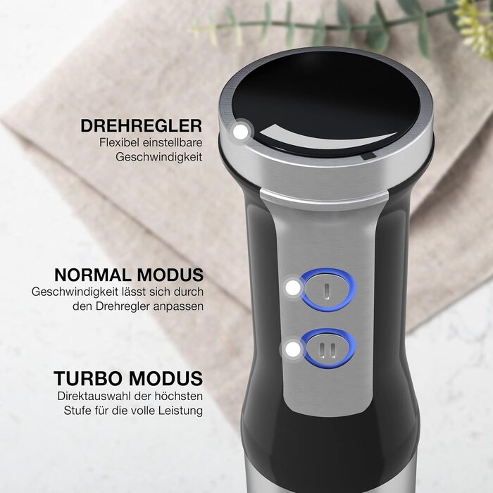 Погружной блендер LIFETIME мощностью 1000 Вт - с измельчителем, венчиком и мерным стаканом Набор электрических ручных блендеров из нержавеющей стали с мешалкой Блендер Блендер Блендер Блендер Кухонная техника