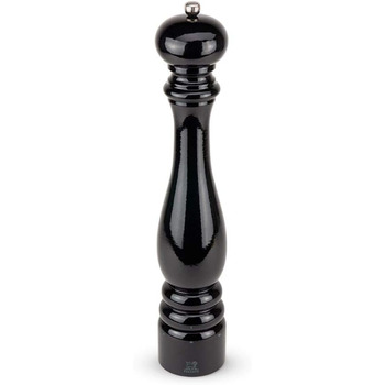 Млин для перцю Paris u'Select 40 см - 6 попередньо встановлених помелів - Виготовлений з деревини, сертифікованої PEFC - Французьке ноу-хау - Чорний лакований Pepper Mill Black лакований