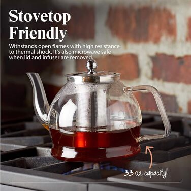 Чайник  со вставкой для ситечка - 1 литр Willow & Everett