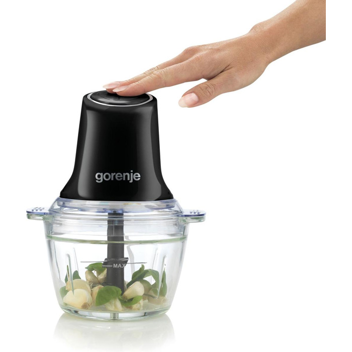 Gorenje Измельчитель, 500Вт, чаша-1000мл, стекло, черный