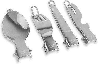 Набір похідного посуду для військових, 6 предметів, зелений Normani