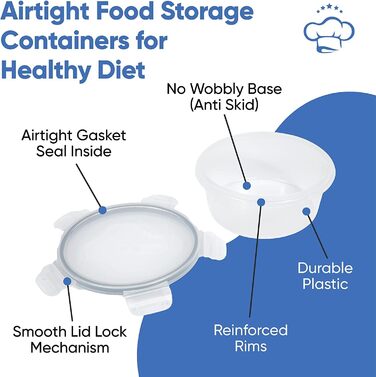 Набір контейнерів з кришками, 16 предметів Chef's Path