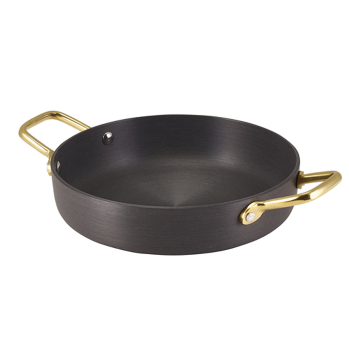 Сковорідка для подачі 20*4.5 см, 1.1 л, кругла, алюмінієва, GenWare