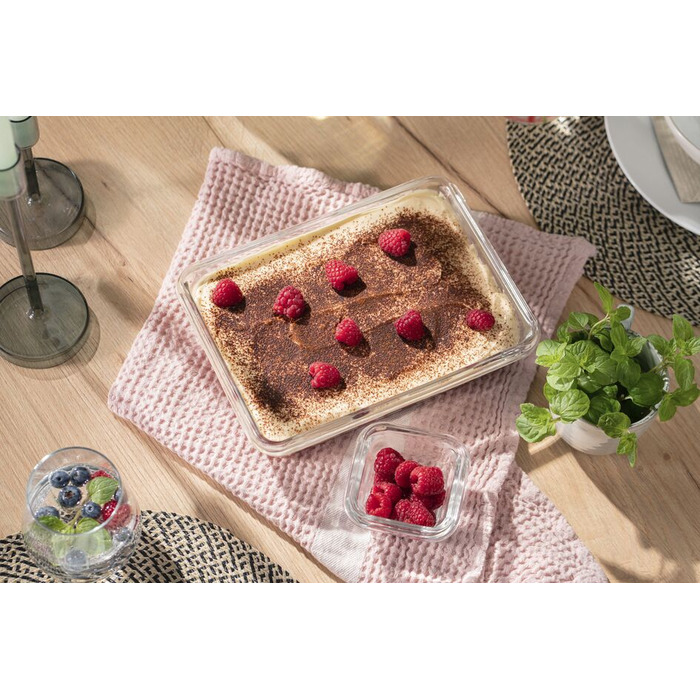 Форма універсальна з кришкою 700 мл скло Tefal