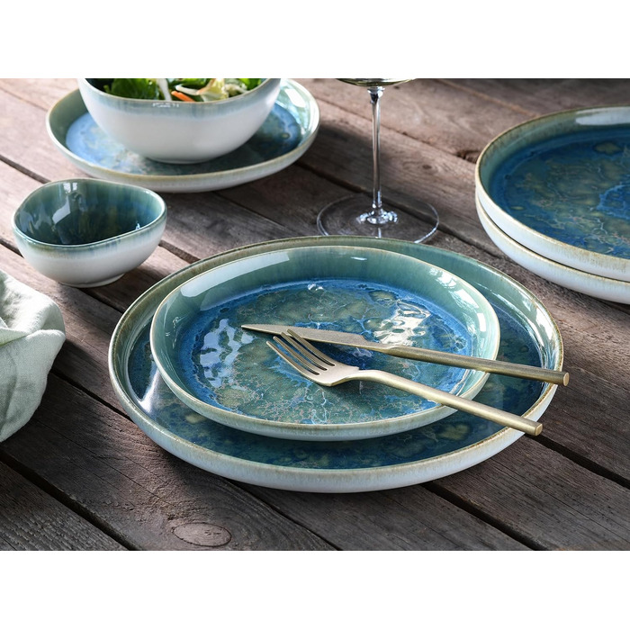 Десертна тарілка 22 см, набір 4 предмети, Yuki Creatable