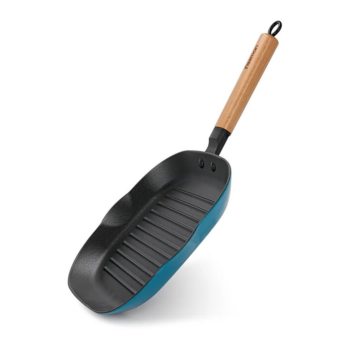 Квадратна пательня-гриль Fissman 28x3 см чавун (4046)