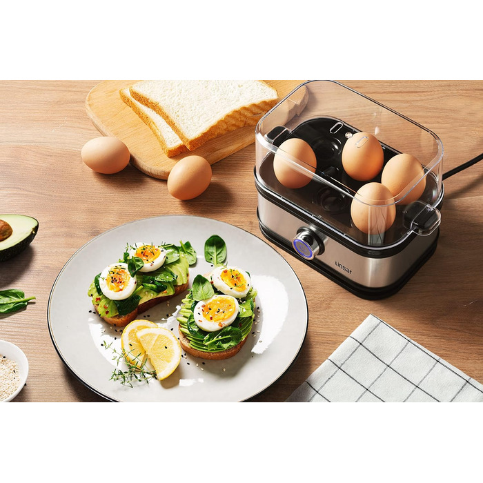 Електрична яйцеварка - 6 яєць, 400 Вт Linsar