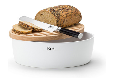 Ємність для зберігання хліба з кришкою 36 x 23 см Continenta