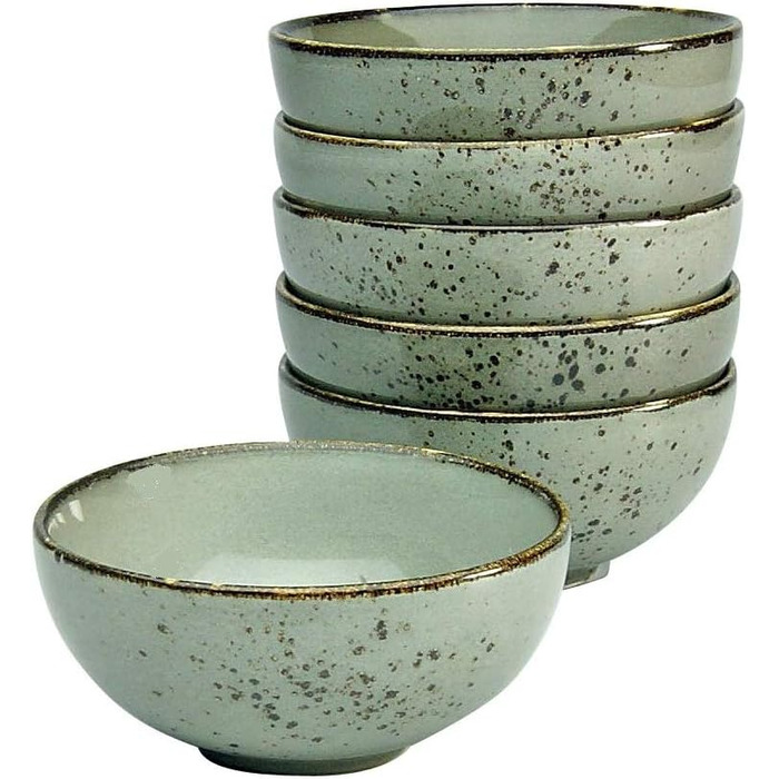 Набір з 6 піал для соусів 11,5 см, Камінь Nature Collection Creatable