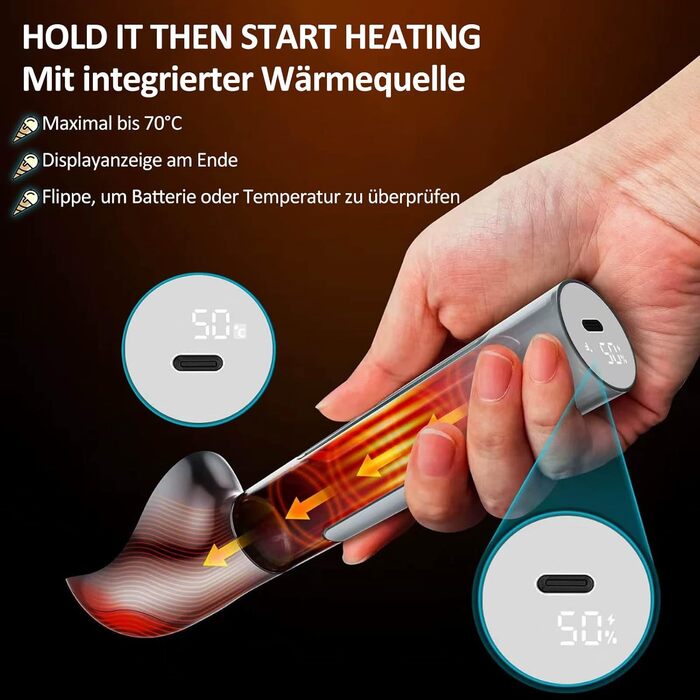 Електрична ложка для морозива 18 см WIOONI