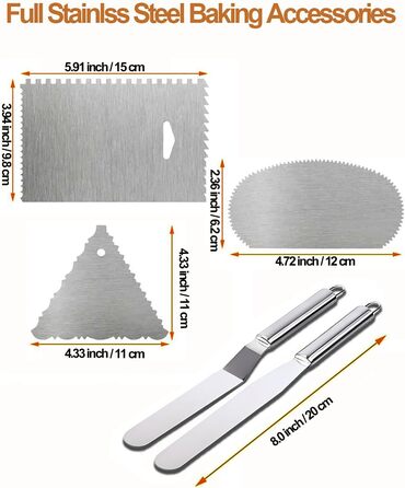 Вращающаяся подставка для торта из алюминиевого сплава 31 см Yizish