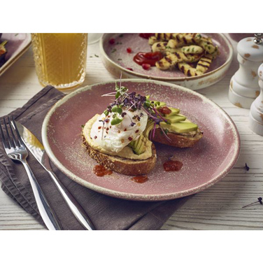 Тарелка круглая 19 см, Terra Porcelain Rose Pink, GenWare