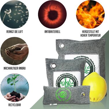 Поглинач запаху для холодильника у вигляді лимона 2 шт Stimio