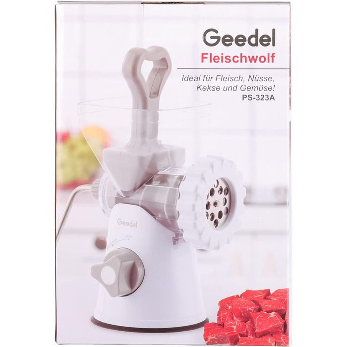 М'ясорубка з кондитерською насадкою Geedel