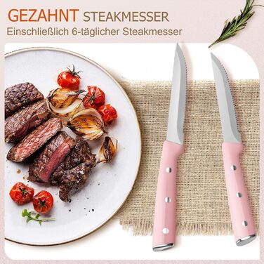 Набір ножів 15 предметів з нержавіючої сталі Justup