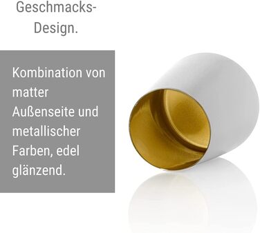 Набір із 6 склянок 380 мл, білий/золотистий Power Stölzle Lausitz