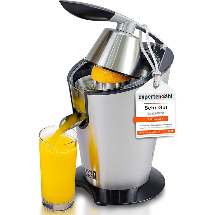 Соковижималка електрична 600 Вт для цитрусових LEBENLANG