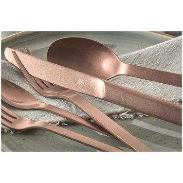 Набор столовых приборов на 12 персон, 60 предметов, розовое золото Minimale Zwilling
