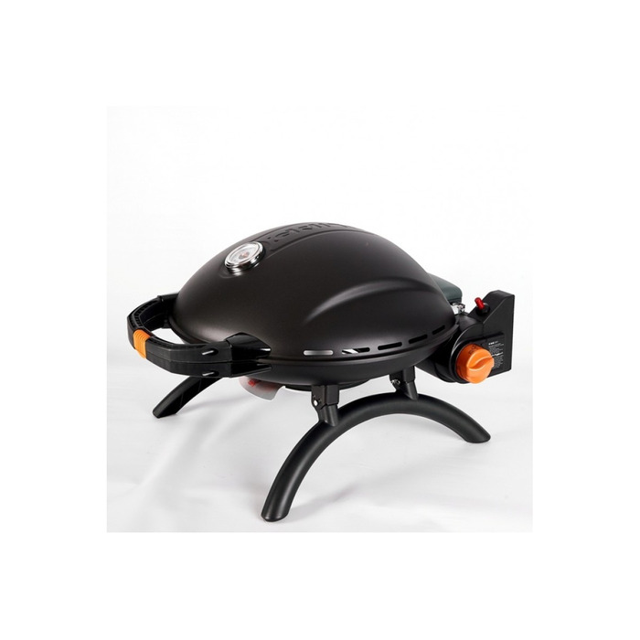 КОМПЛЕКТ Портативный переносной газовый гриль O-GRILL 900, черный+шланг в подарок! Код: 011682