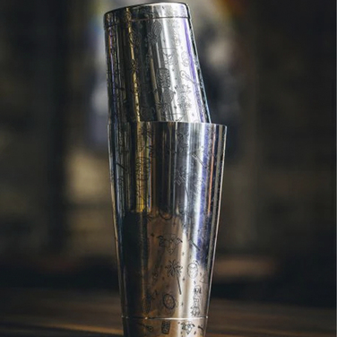 Набор бармена, 5 предметов, нержавеющая сталь, Tiki, Urbanbar (Урбанбар)