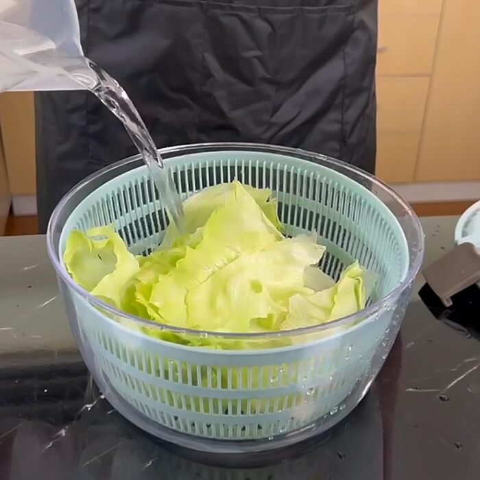 Спиннер для салата с контейнером для хранения, 24 см YeRan