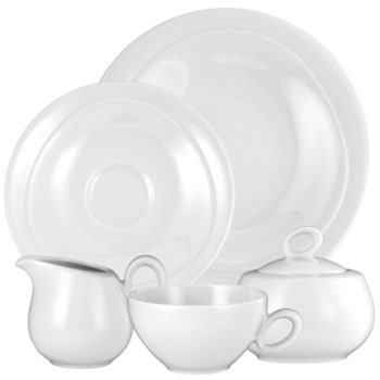 Чайний сервіз 20 предметів білий Trio Seltmann