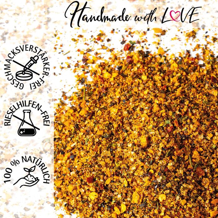 Класичний набір спецій Hallingers - Подарунковий набір спецій ручної роботи, 12 спецій з усього світу (Набір) - Літній подарунок та ідеальний подарунок для барбекю День народження, вітання, новоселення, річниця, безкоштовні класичні спеції., 12 спецій (73