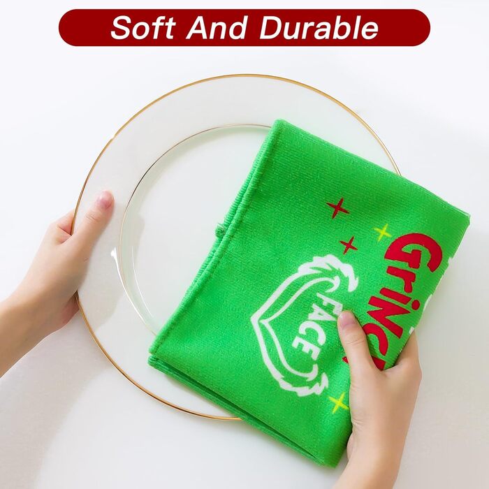 Набір з 4 різдвяних кухонних рушників 45 x 65 см, набір C Ohok