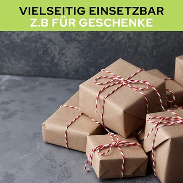 Шпагат кухонний 200 м червоно-білий Rietlow