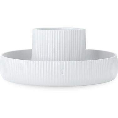 Кашпо 24 х 11 х 24 см біле Fountain Umbra