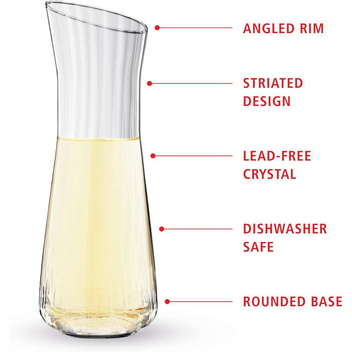Набор из 4 бокалов для белого вина, хрустальный бокал, 440 мл, Spiegelau LifeStyle, 4450172 (графин)