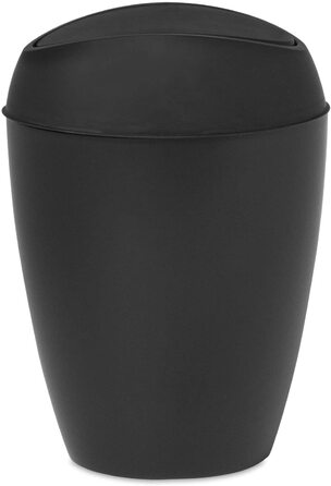 Кошик для сміття 9 л чорна Twirla Umbra