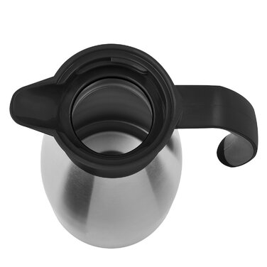 Термос-чайник 1 л чорний Soft Grip Emsa