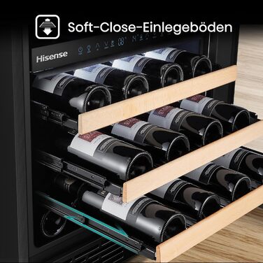 Винний холодильник до 46 пляшок Hisense