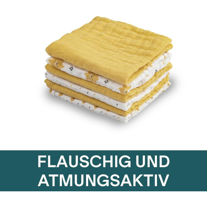 Набір із 6 рушників для дітей 30 х 30 см KOALA BABYCARE