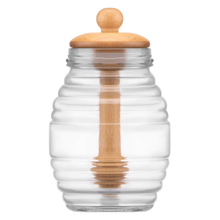 ARDESTO Медовниця Midori 8.3х14.2см, бамбук, скло