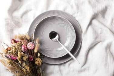 Набір тарілок на 6 персон, 12 предметів, сірий Amina Seltmann Weiden