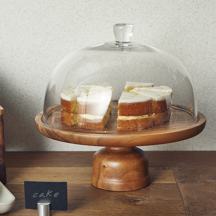 Блюдо для торта 33* h 13 см, акация, Genware